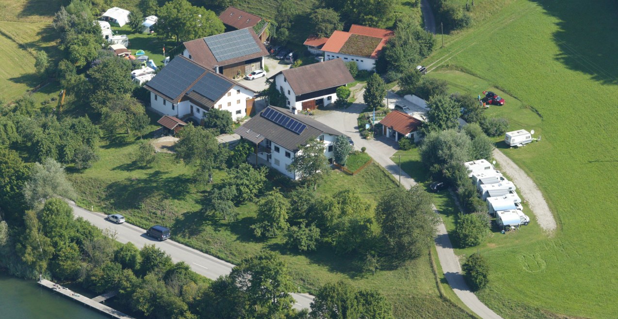 Campingplatz Marktl Luftbild, © Sylvia Nöbauer