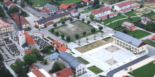 Luftbild der Gemeinde Unterneukirchen, © Josef Gruber