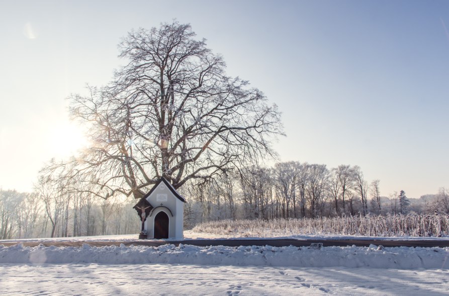 Die Kapelle Trescherberg im Winter
