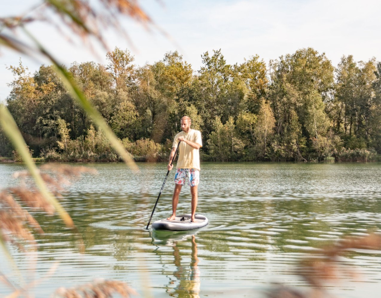 SUP-Training auf dem Wöhrsee, © Inn-Salzach Tourismus