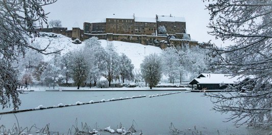 gefrorener Wöhrsee Burghausen, © Inn-Salzach Tourismus