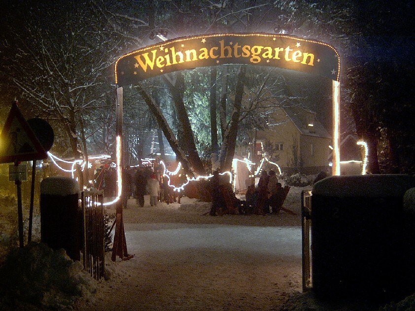 Beleuchteter Weihnachtsgarten Neumarkt-St. Veit, © Gemeinde Neumarkt-St. Veit